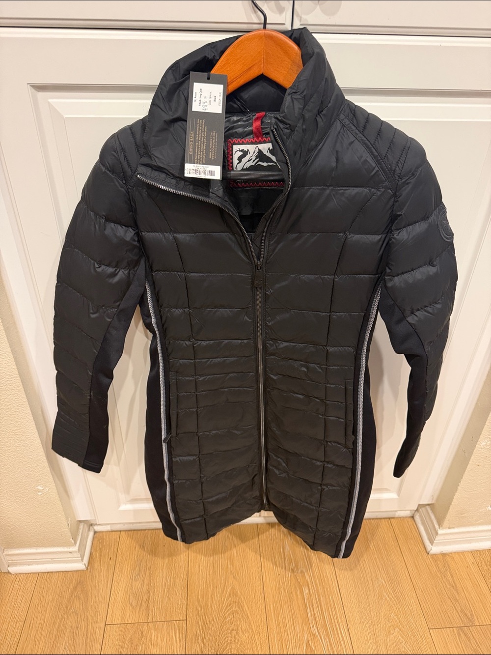 Alp N Rock Black Quilted Puffer Coat